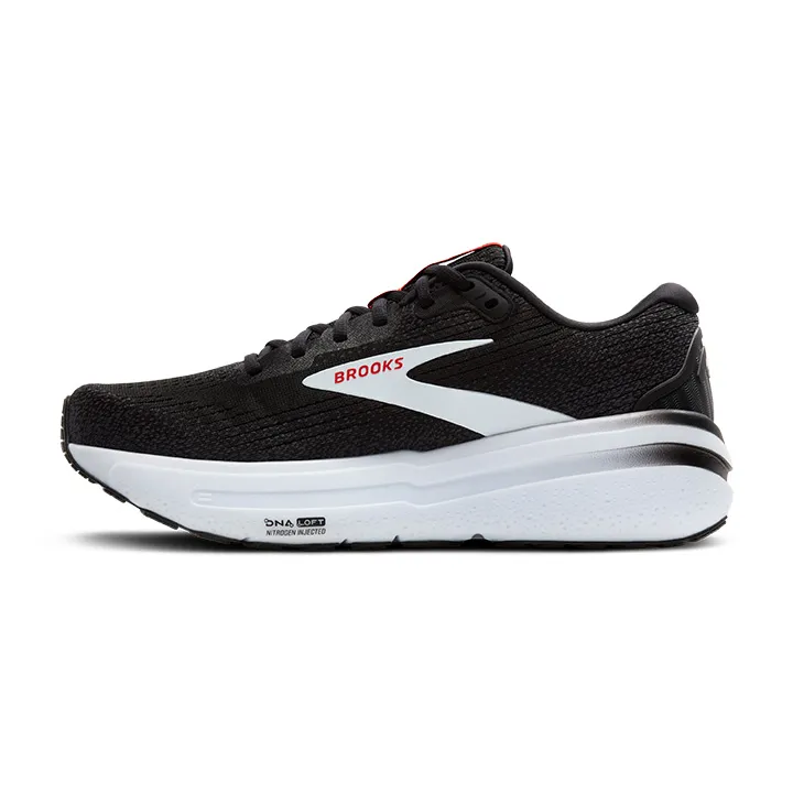 Brooks Men's Brooks Ghost Max 2 Black/White/Fiery Red